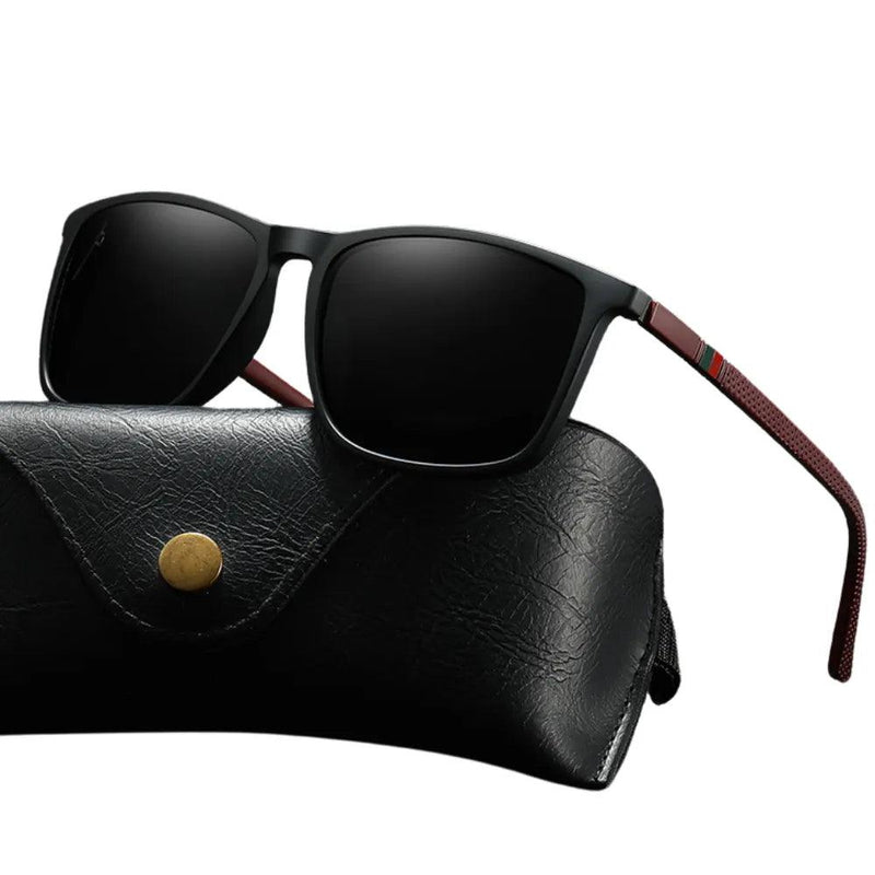 SunnyShield Elite: Óculos de Sol Quadrado para Olhos Protegidos e Estilo Impecável - CloudStock